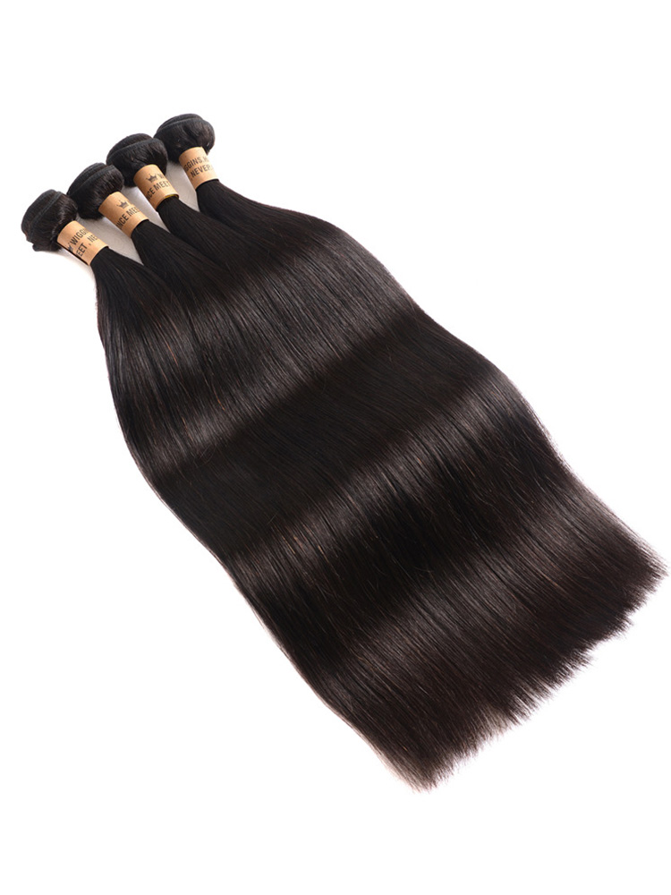 Straight Human Hair 4 Bundles