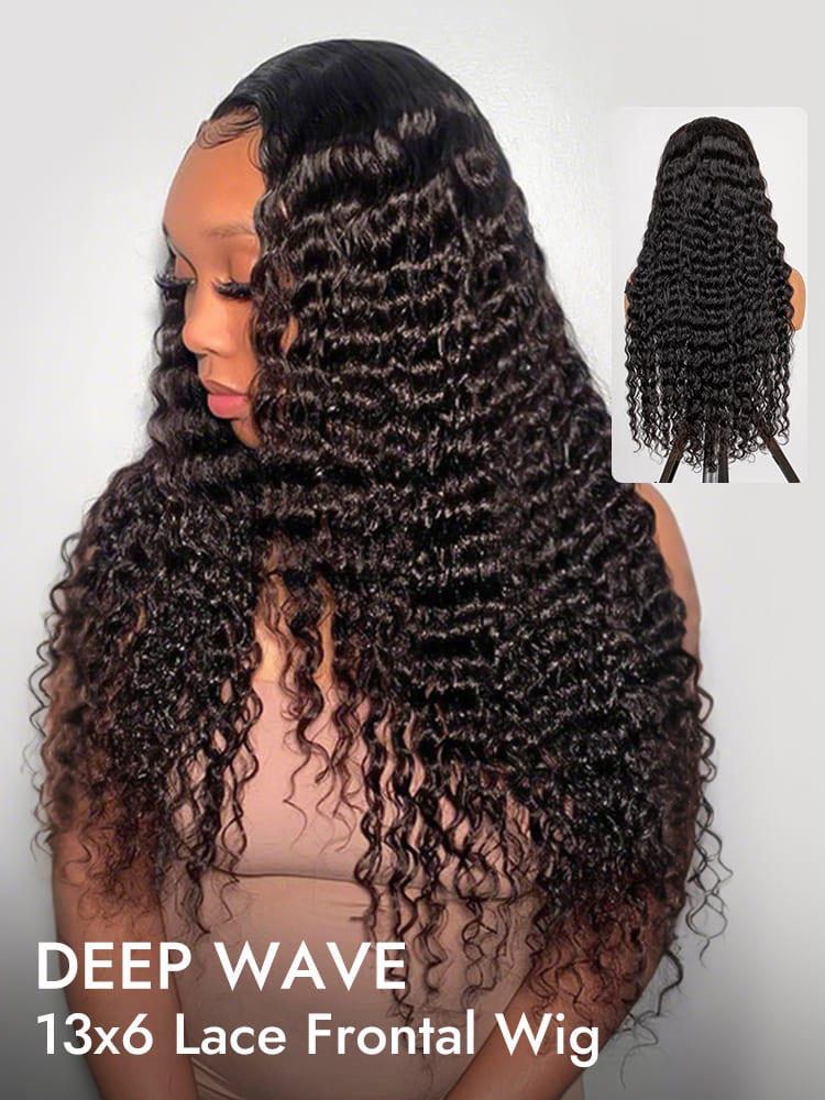 deep wave front wigs