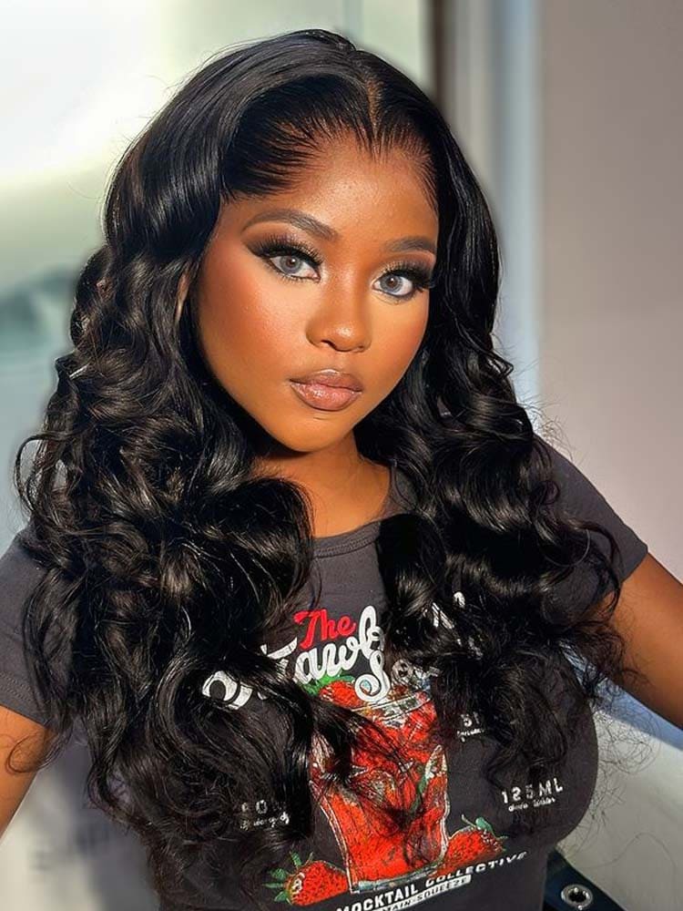 M Shaped Hairline Lace Wig 