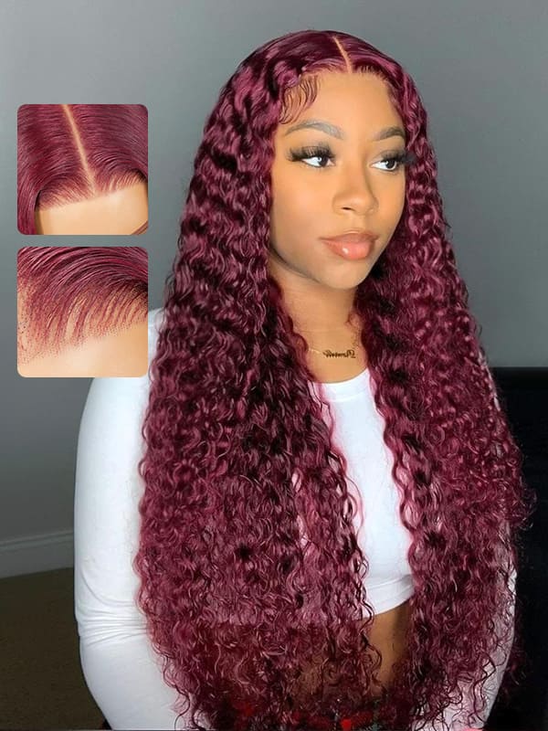 Burgundy Lace Frontal Wig
