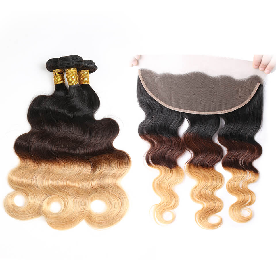 3 Bundles With Lace Frontal