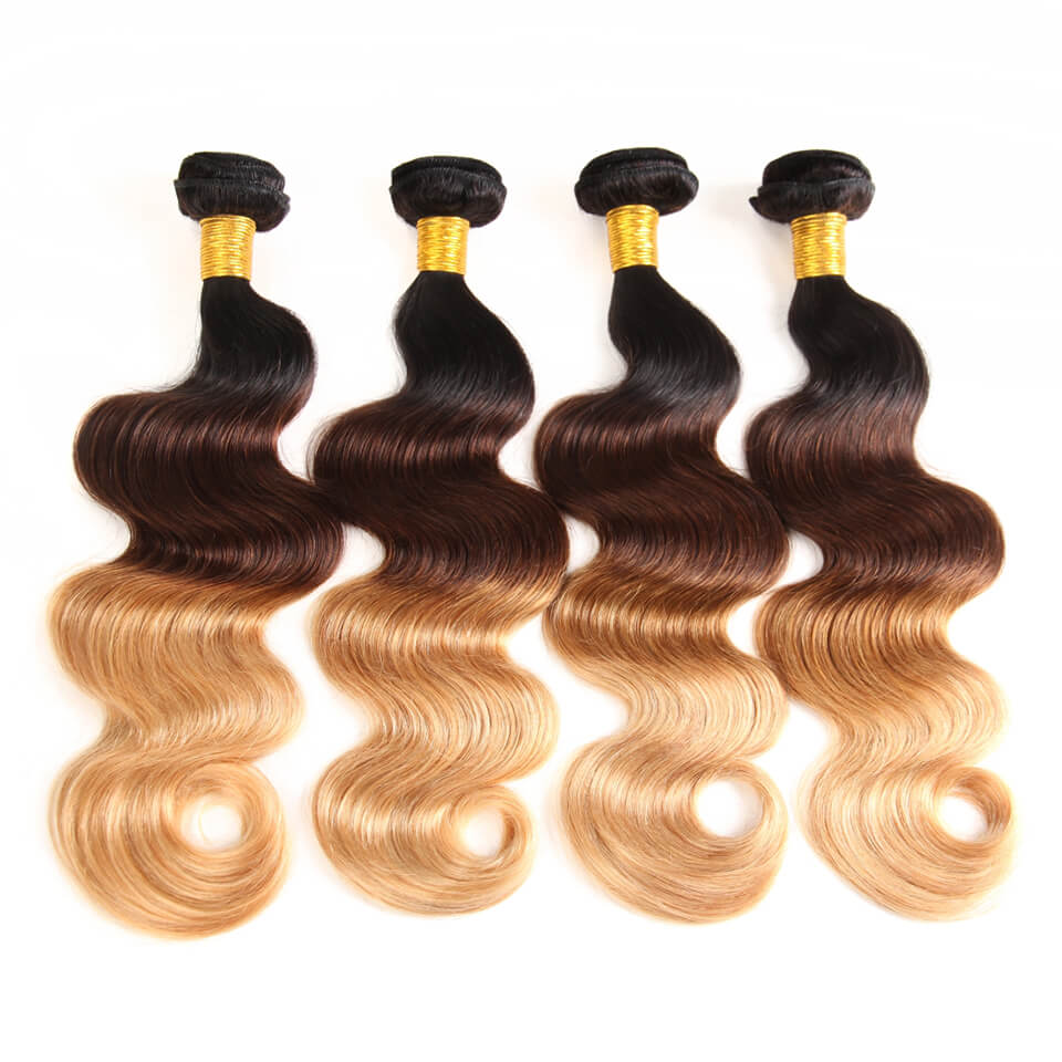Body Wave 4pcs With 4*4 Lace Closure