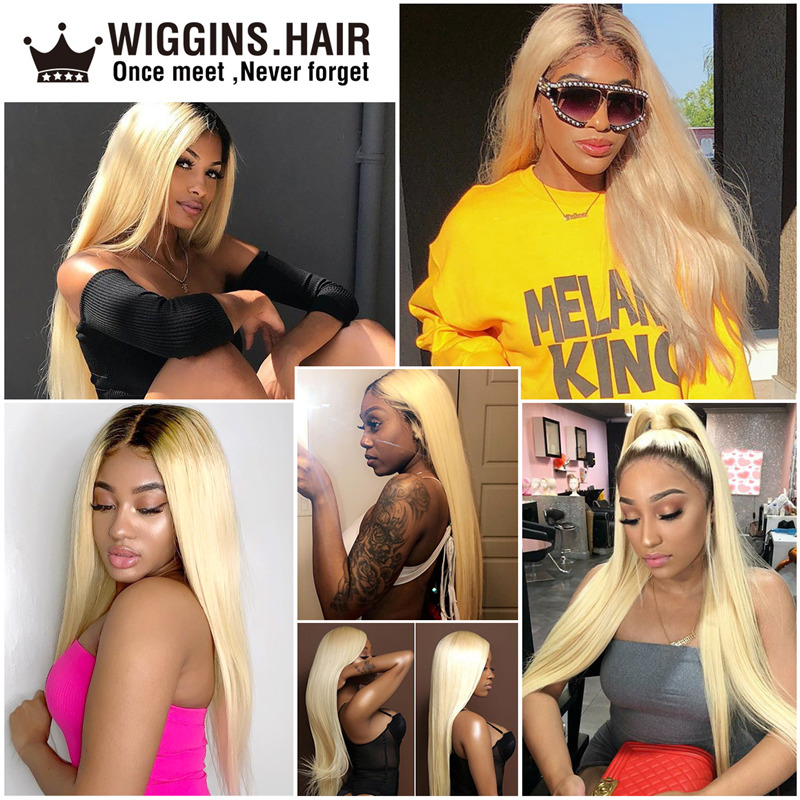 Ombre Hair Straight Bundles With Closure