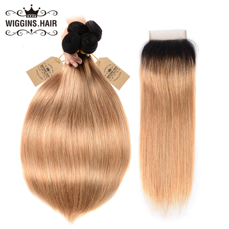 Straight 4pcs With Lace Closure