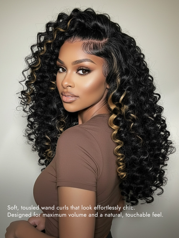 Highlight Brown Human Hair Wig