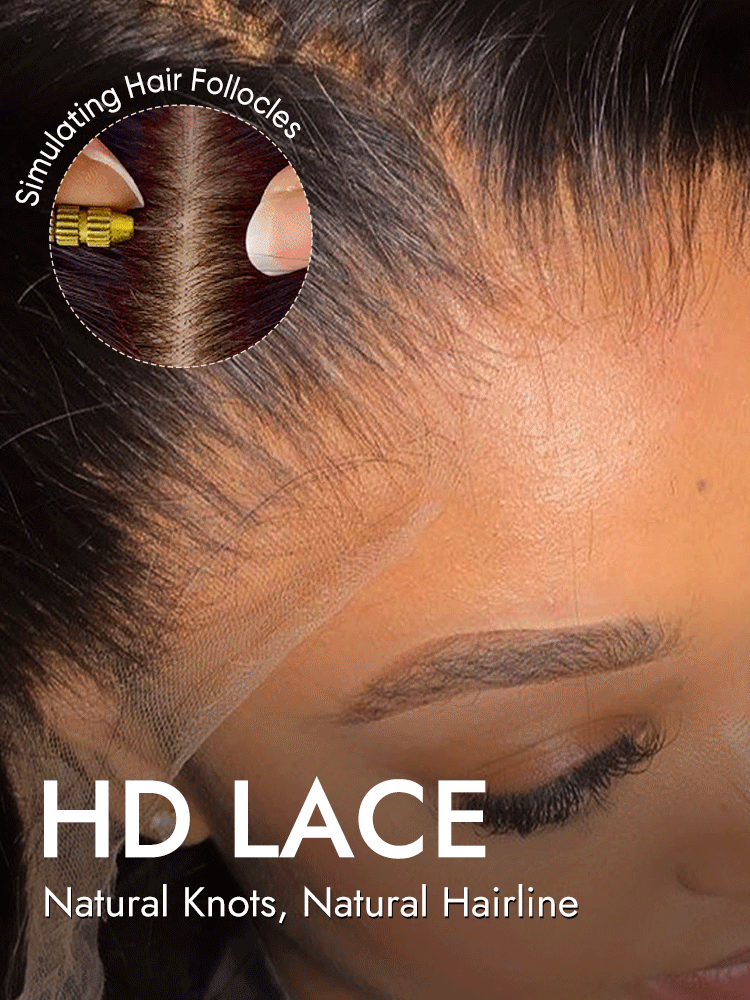 single knot HD lace wig