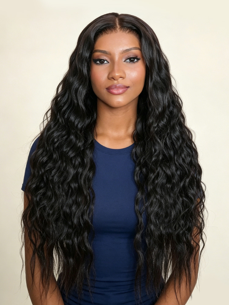 Bouncy Beach Wave Lace Wig Human Hair