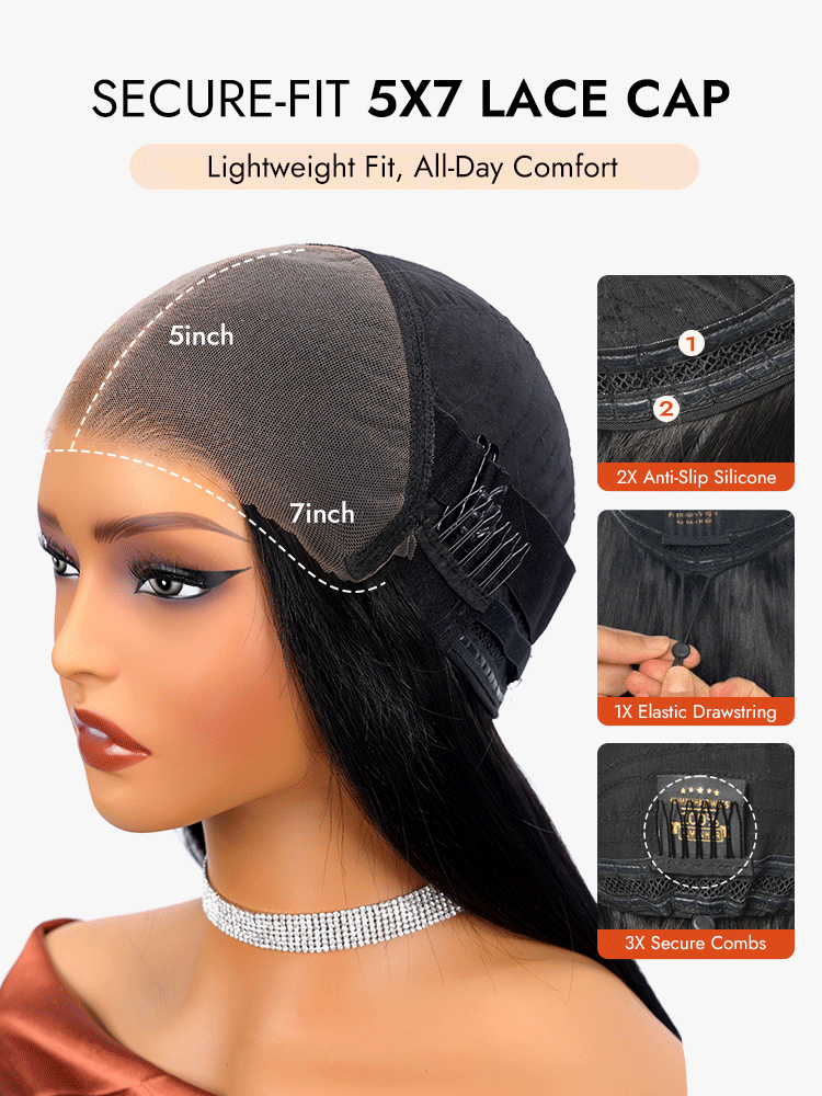 Upgraded 7x5 Lace Wig