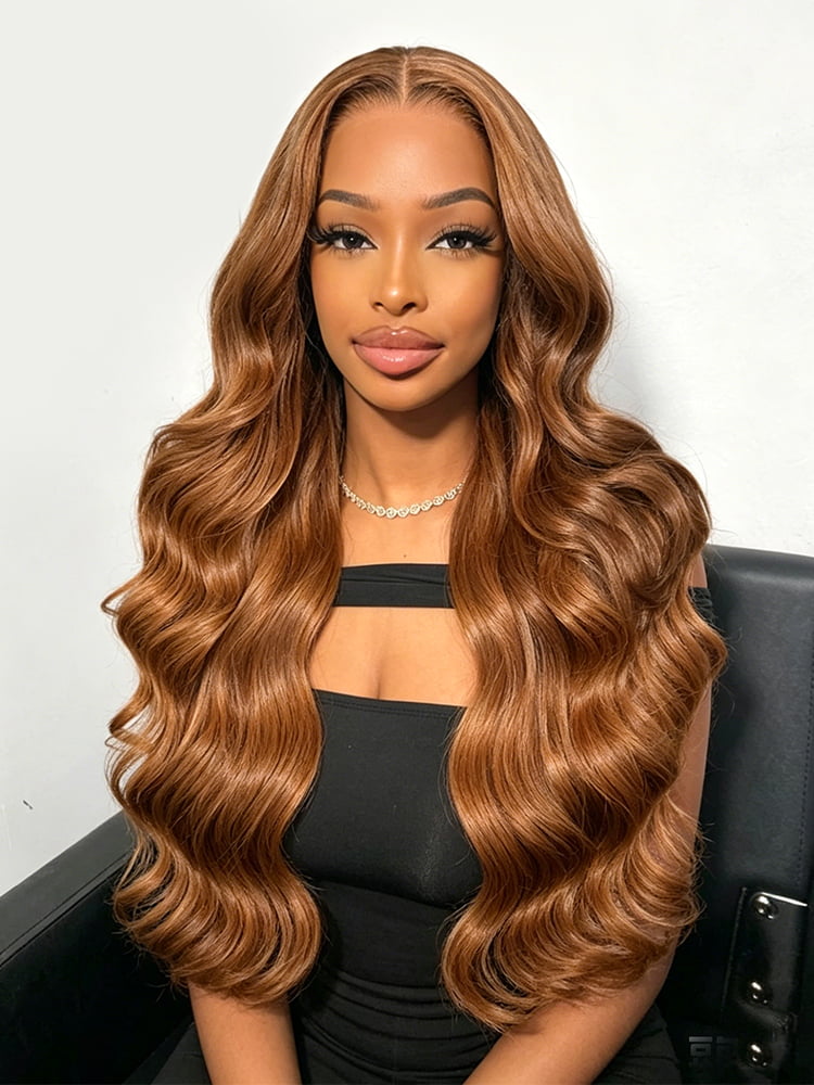 Golden Brown Body Wave Wear And Go Wig