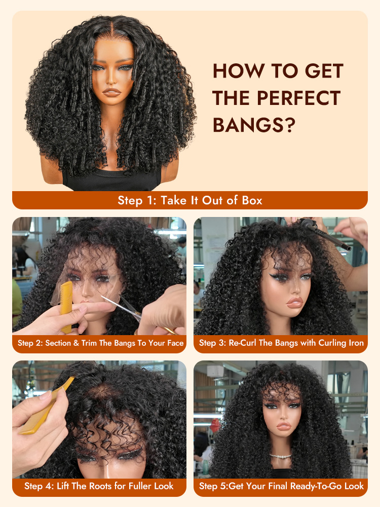 ready to go wigs 5x7lace closure curly wig