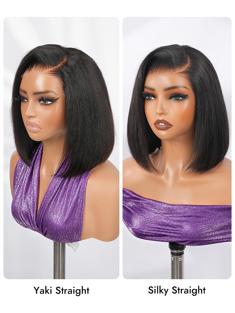  Yaki Straight bob wig human hair