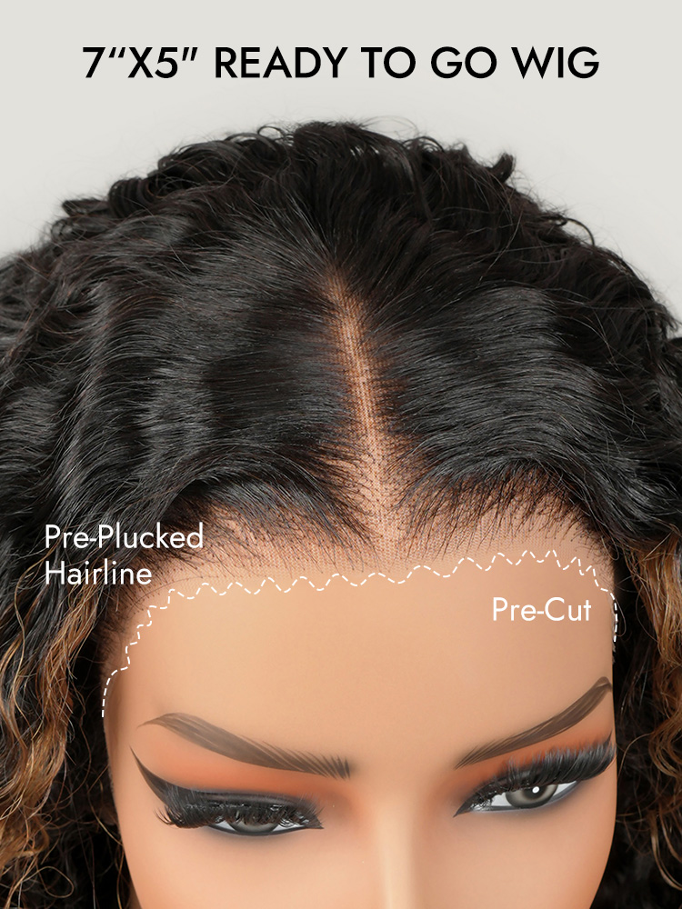 Burmese Curly 5x7 Lace Closure