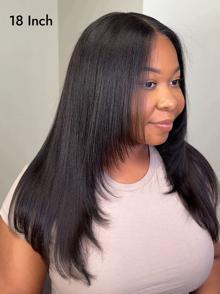Light Yaki Straight Wig With Layers