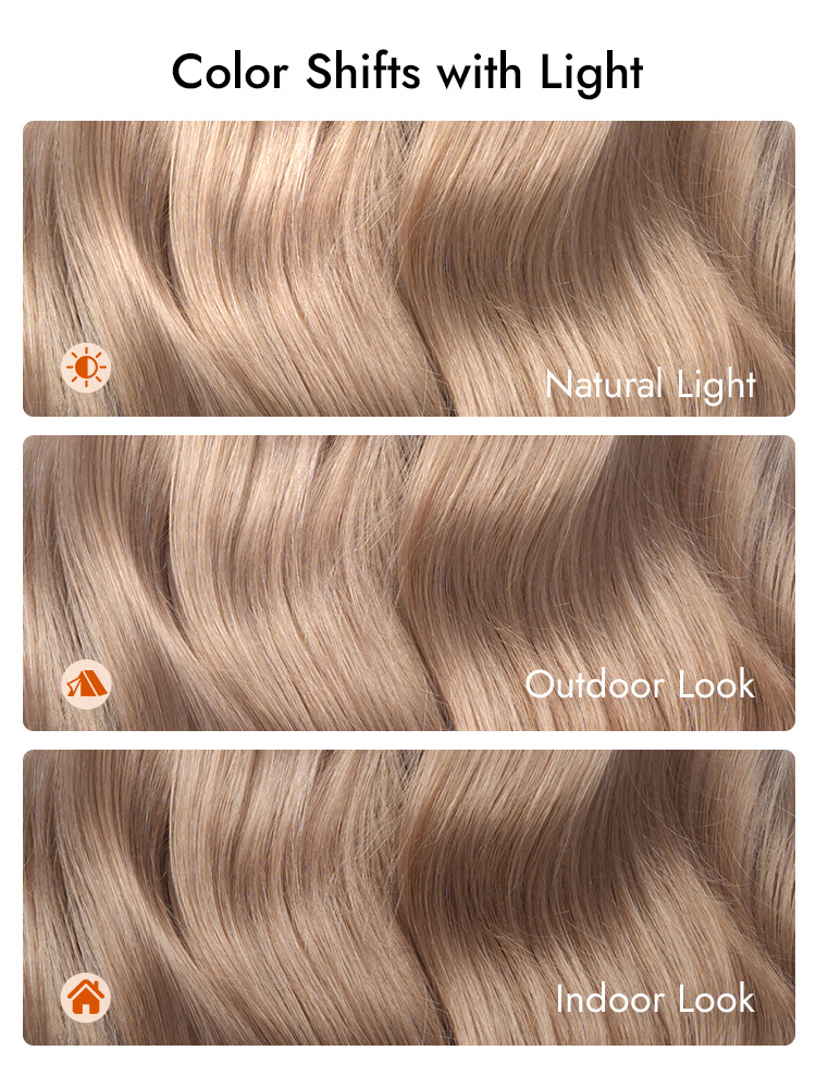 Ombre Blonde Highlights Wig