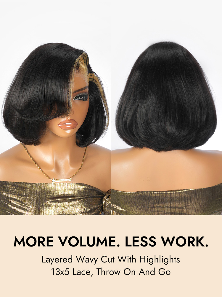 Skunk Stripe Lace Wig