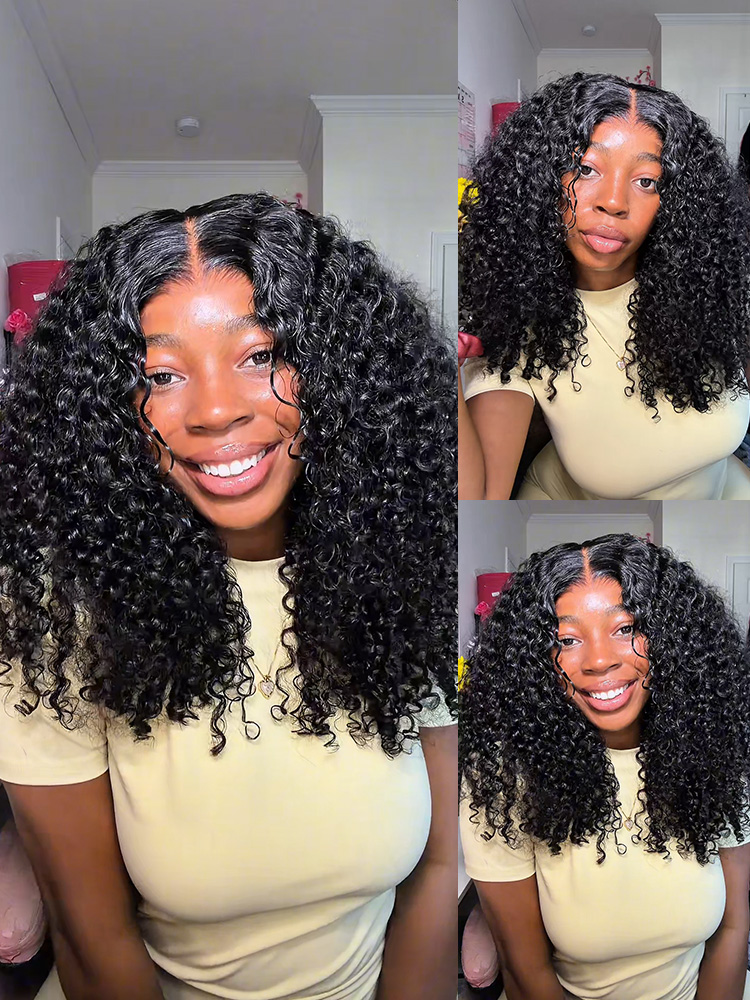 Burmese Curls Glueless Human Hair Wig