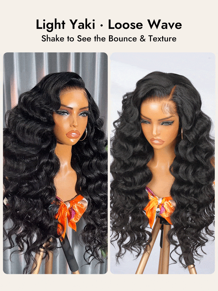 Light Yaki Pre-Cut Lace Wig Human Hair