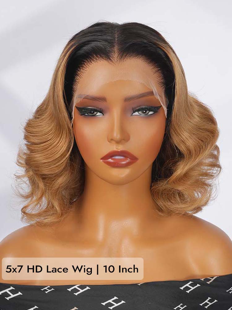 Ombre Brown Hair Wigs With Lagos Hairline