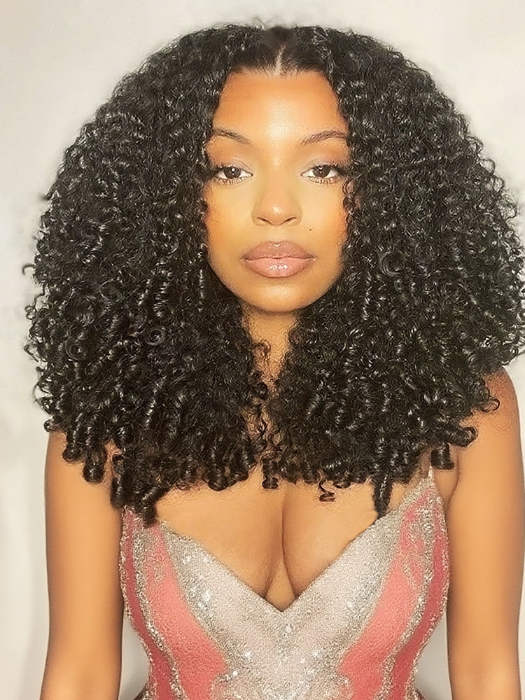 5x7 curly ready to go lace cosure wigs