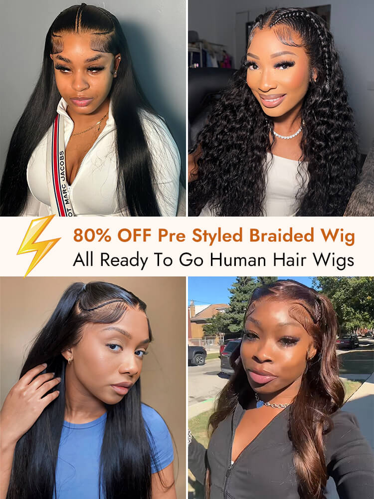 Ready To Go Pre Braided Lace Front Wig