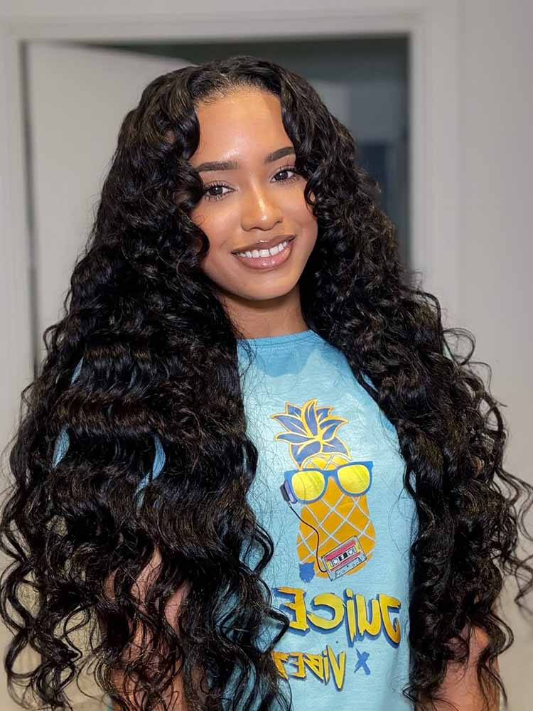Big loose  wave lace front wigs