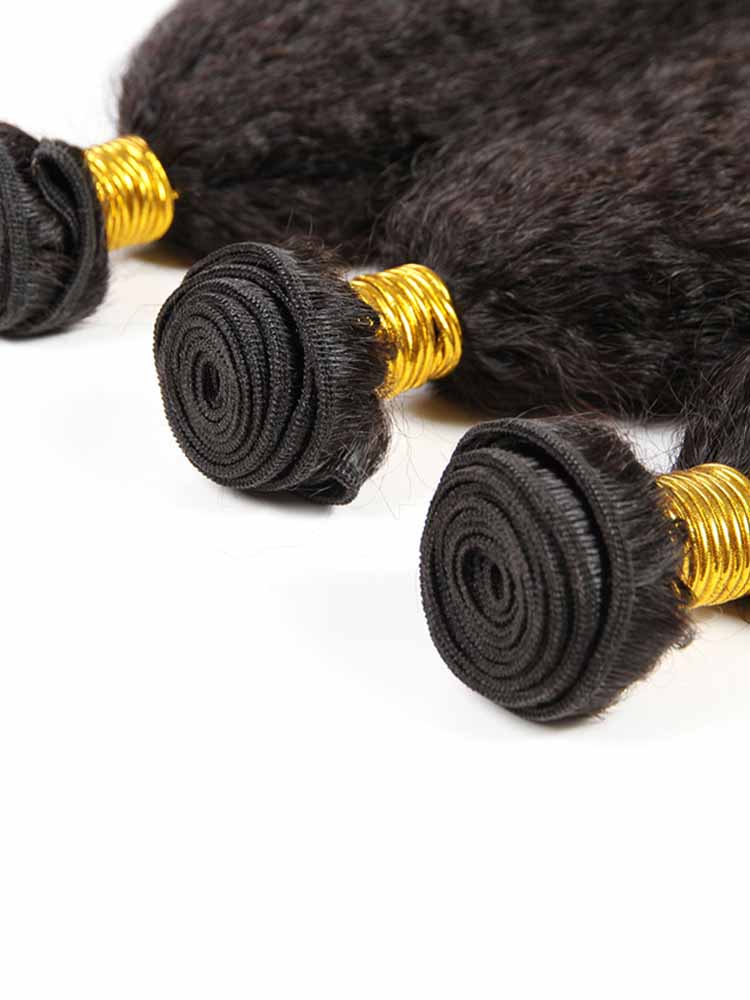  human hair bundles yaki straight