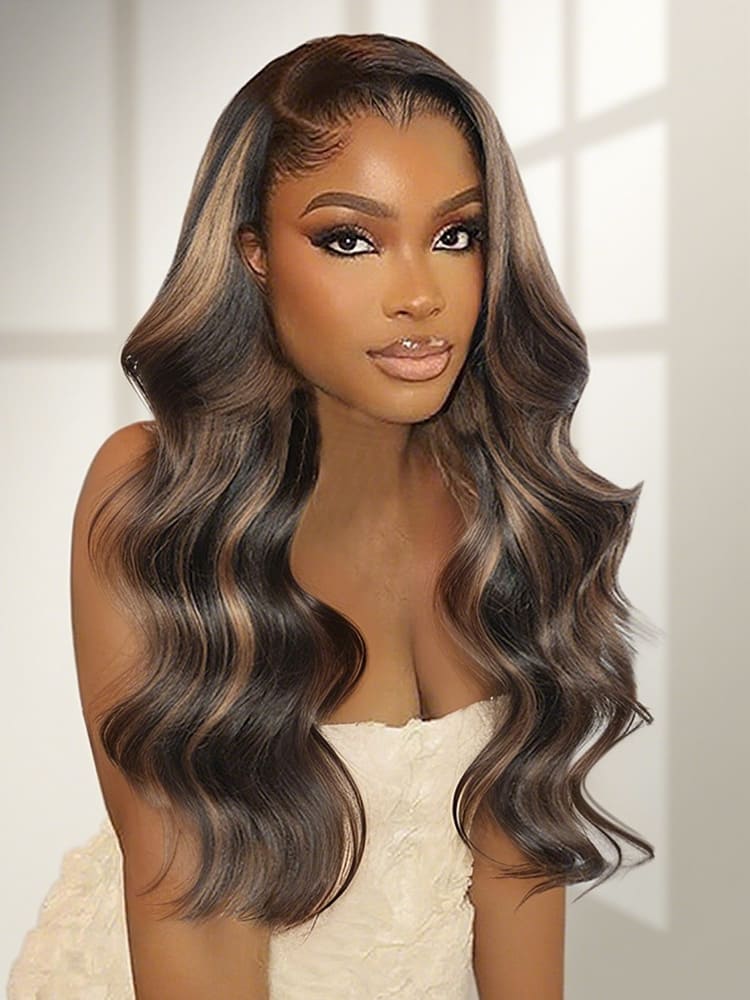 Ombre Highlight Body Wave Wig