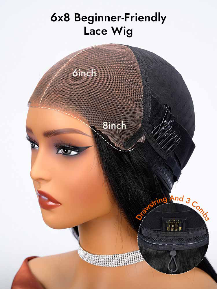 6x8 Lace Closure Ocean Wave Wigs