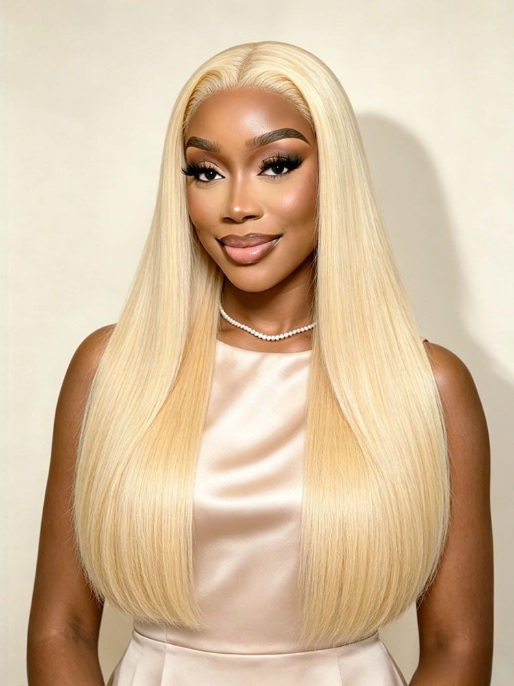 Super double drawn human hair glueless wig