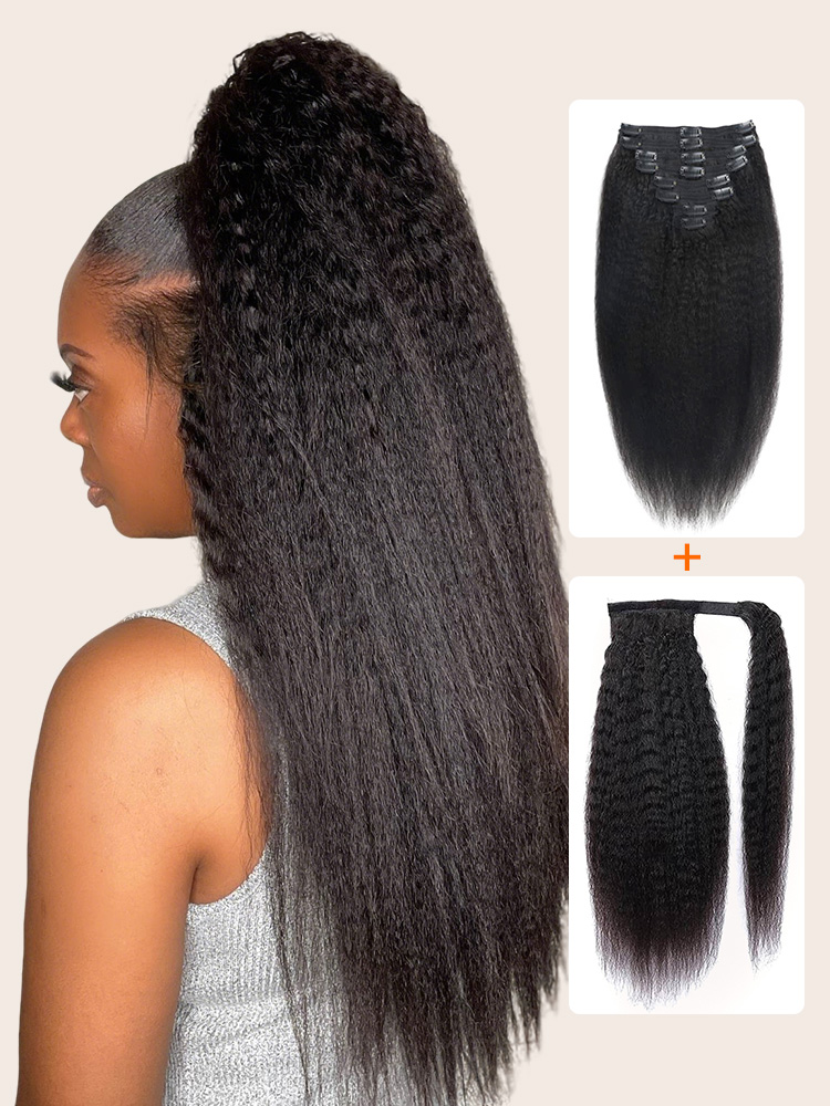 Half Up Half Down Style human hair 