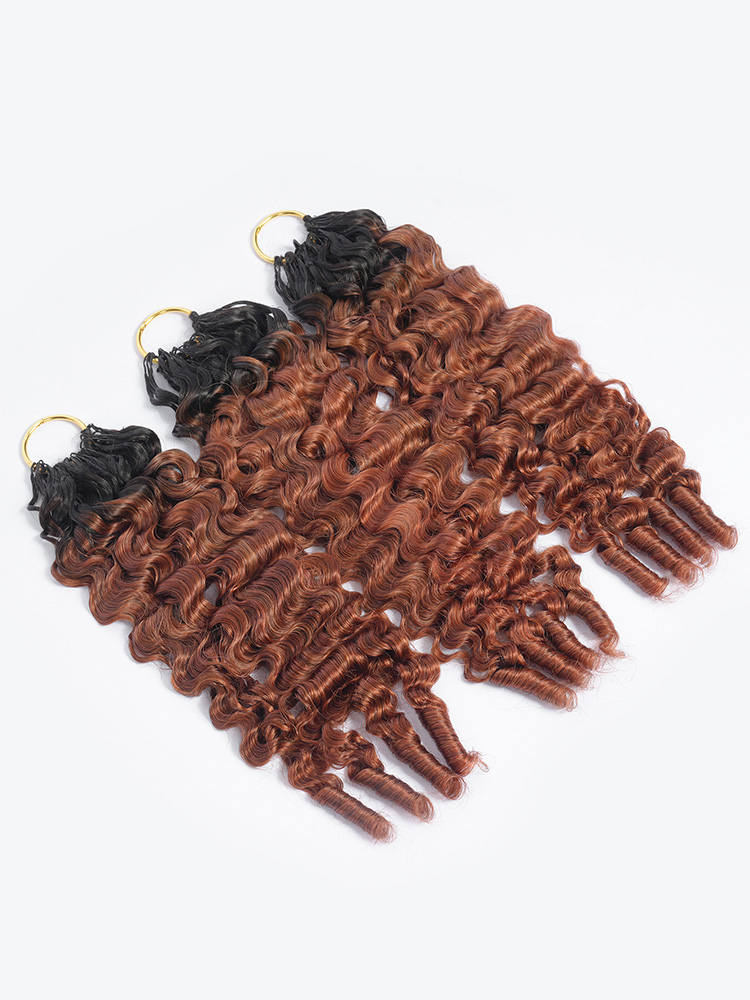 Feather Crochet Burmese Curly Human Hair