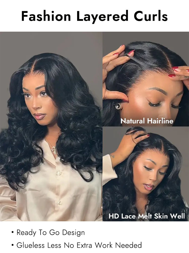 Layered Wave Human Hair