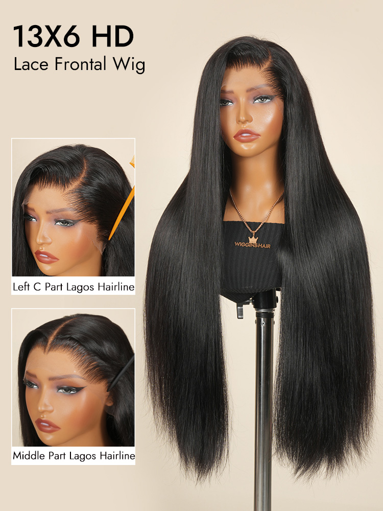 13X6 HD Straight Hair Wig Lagos Hairline