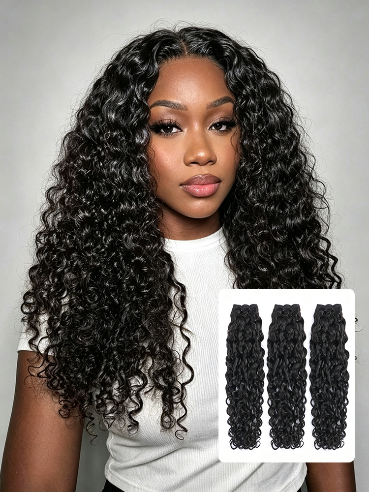 Raw Indian Curly 3 Bundles
