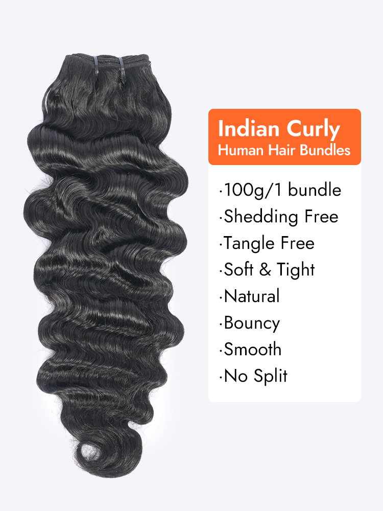 one bundle curly raw indian hair bundles