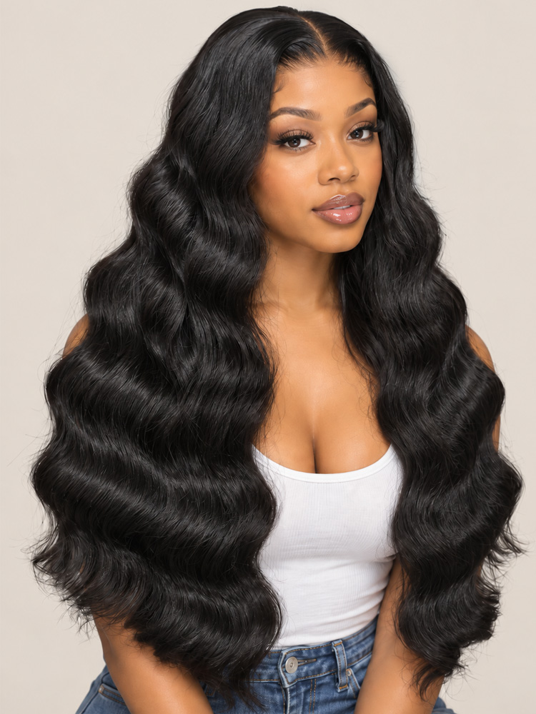 Super Double Drawn Body Wave Wig