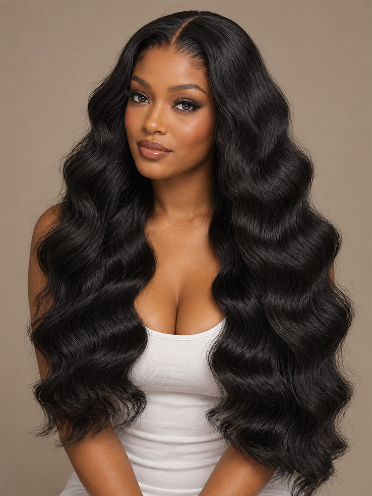 Super Double Drawn Body Wave Wig