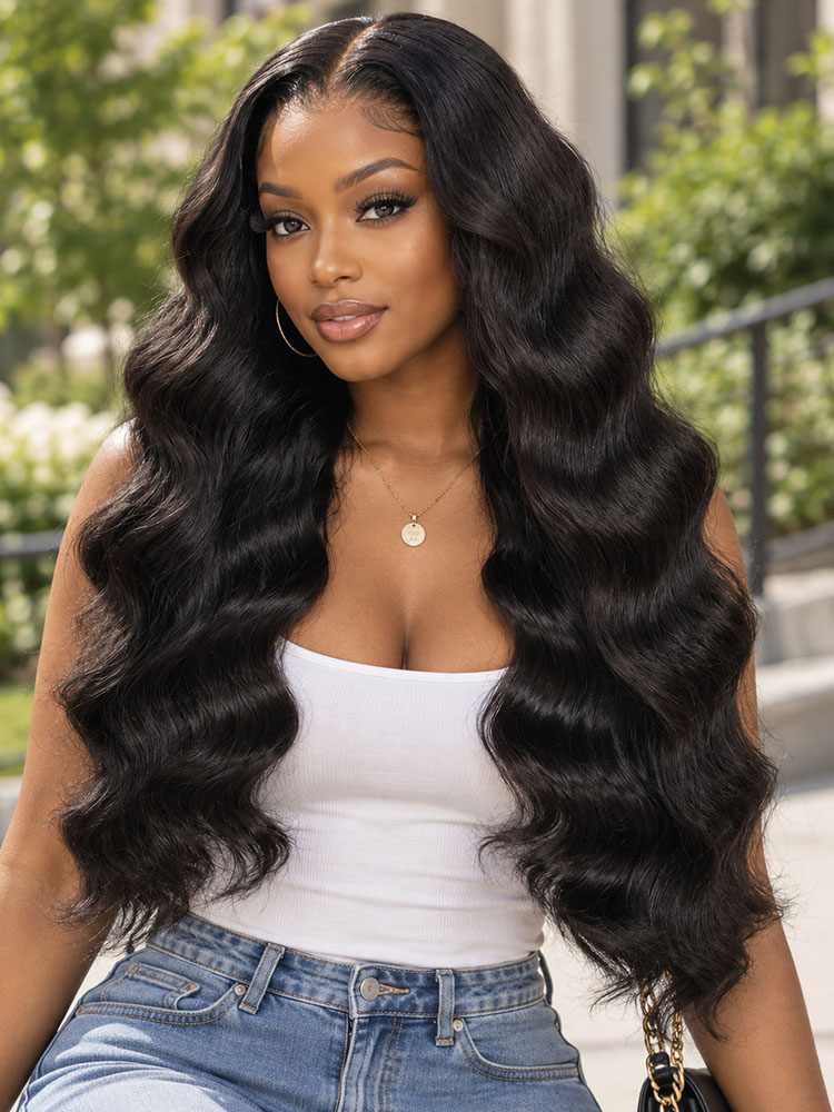 Super Double Drawn Body Wave Wig