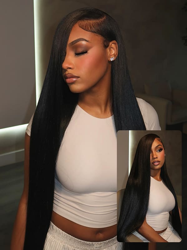 Straight HD Lace Front Wigs