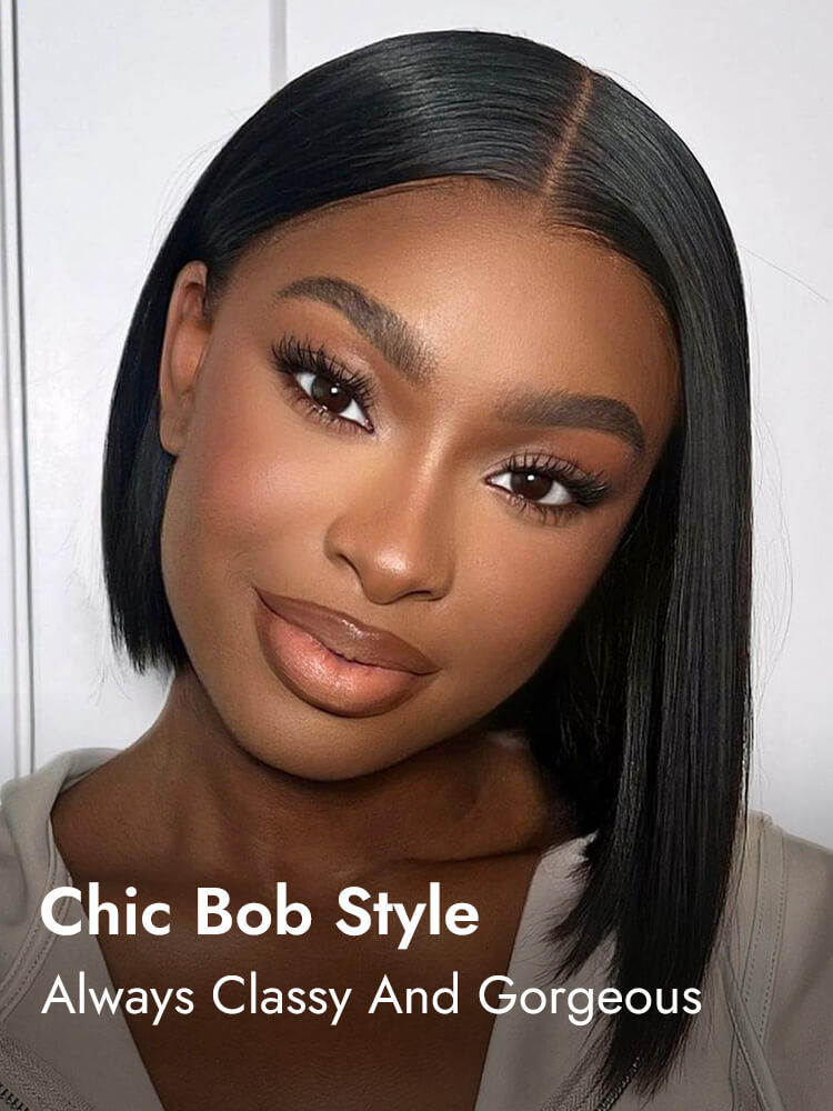 classic off-black bob