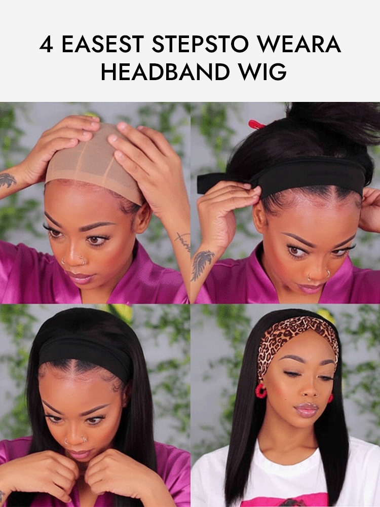 Headband Wigs Install