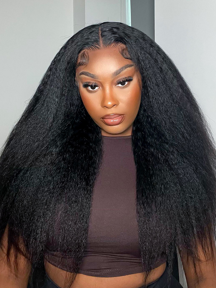 Kinky Straight Lace Front Wig