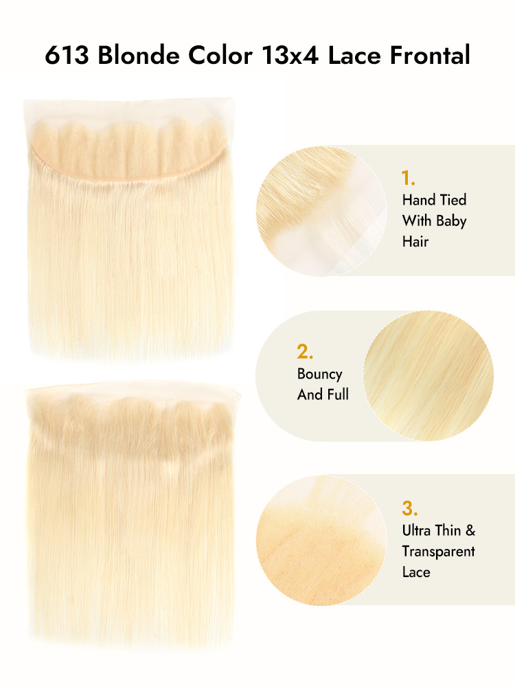 Blonde Straight Lace Frontal
