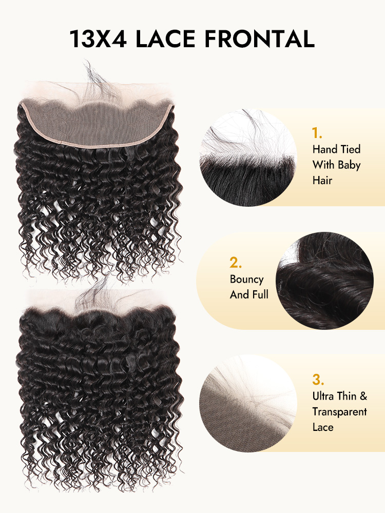 Deep Wave 13x4 HD Lace Frontal
