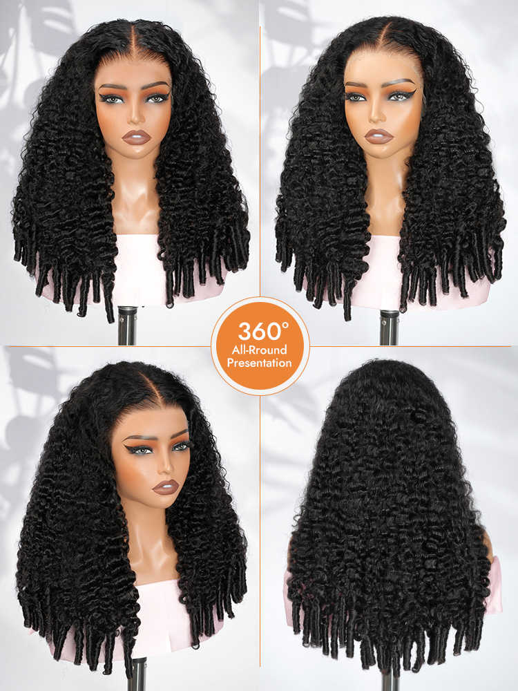 Burmese Curly Lace Wig With Spiral Ends