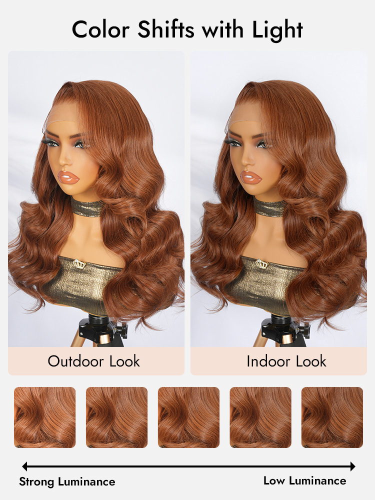 Honey Brown Lace Wigs Human Hair