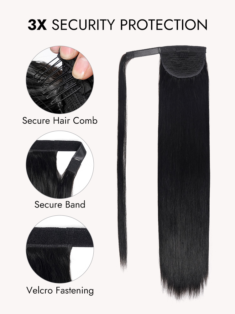 Straight Hair Ponytail 
