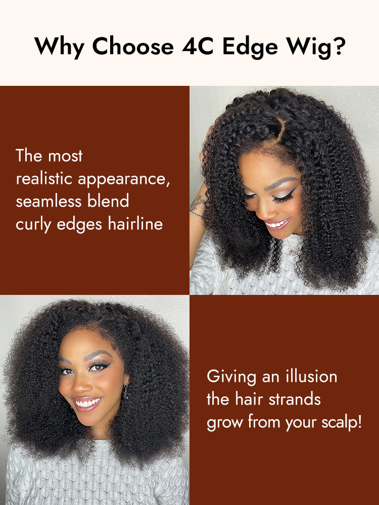 4C Edge Hairline Wigs
