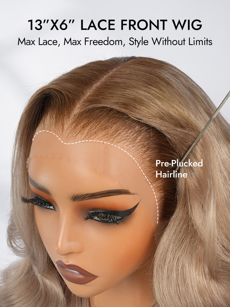 Ombre Blonde Highlights 13x6 Lace Wig
