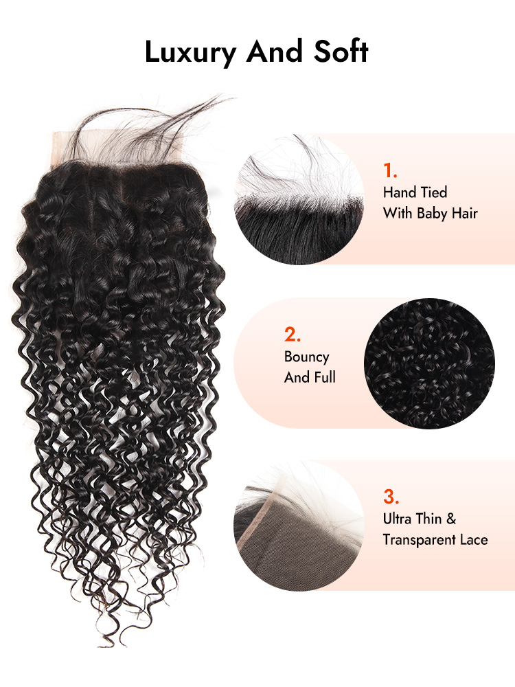 Jerry Curly Hair Lace Closure